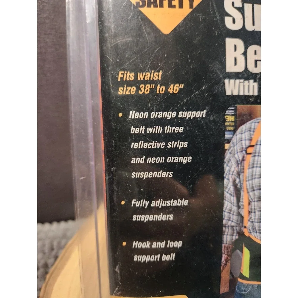 ONE NEW WESTERN SAFETY LARGE SUPPORT‎ BELT 94235~NEW IN PACKAGE